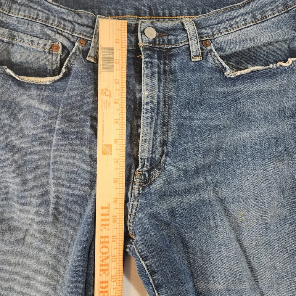 Levis 511 Slim Fit Jeans Mens 36x32 Blue Denim Medium Wash 18181-0119